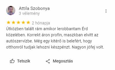 Furgonmentés vélemény